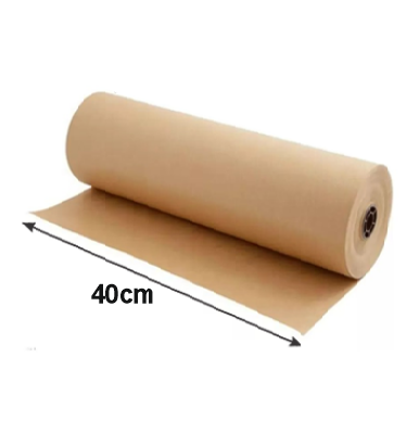 Bobina de papel Kraft 40cm x 200m (85gr)